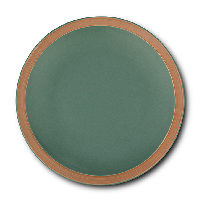 stoneware-fruit-plate-athena-green-20cm