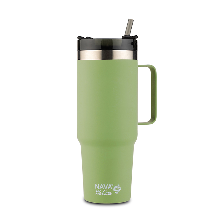 stainless-steel-insulated-travel-mug-with-plastic-straw-we-care-light-green-900ml