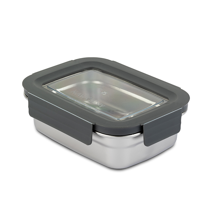 rectangular-stainless-steel-food-container-with-plastic-lid-misty-600ml