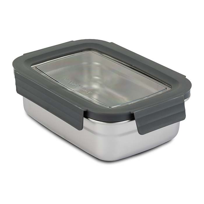 rectangular-stainless-steel-food-container-with-plastic-lid-misty-900ml